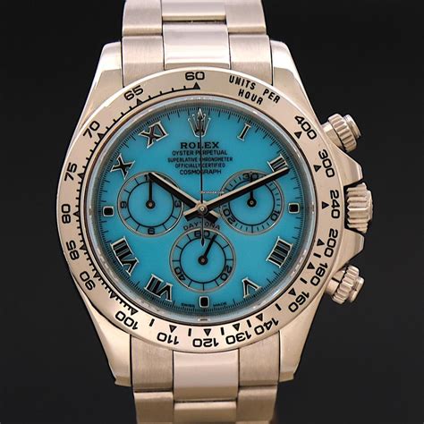 rolex daytona tiffany blue|rolex daytona light blue face.